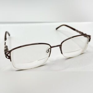 Zyloware Brown Oval Sunglasses Frames Only